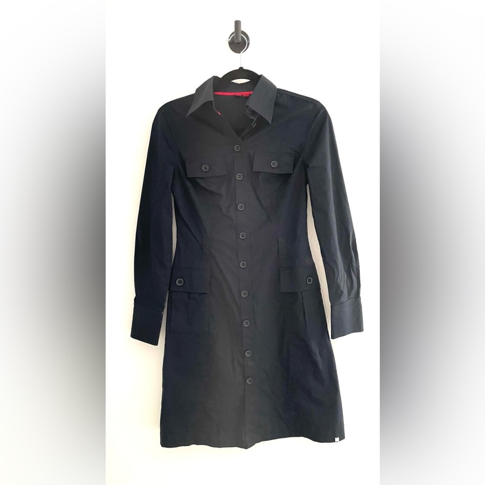 Esprit Black Button-Up Dress
